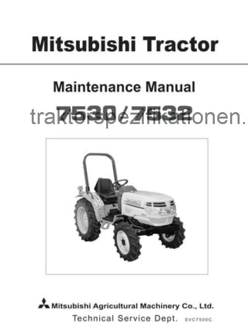 Cub Cadet 7532  technische daten 