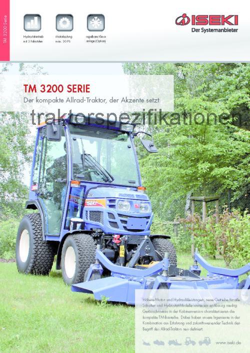 Iseki TM3200 technische daten