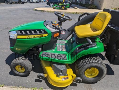 John Deere E140 technische daten