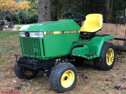 John Deere S260 technische daten