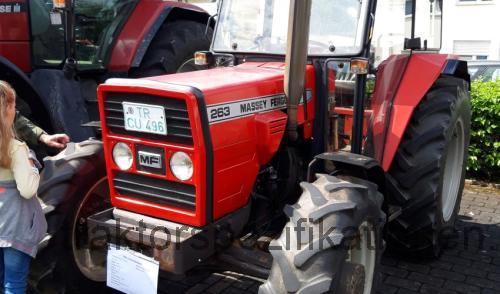 Massey Ferguson 263 technische daten 