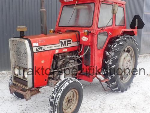 Massey Ferguson 265 technische daten
