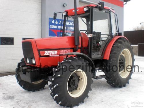 Zetor 10540 Turbo technische daten