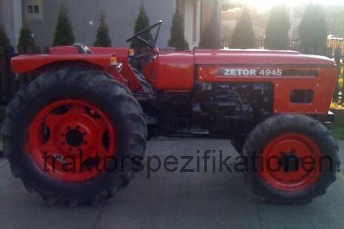 Zetor 4945 technische daten