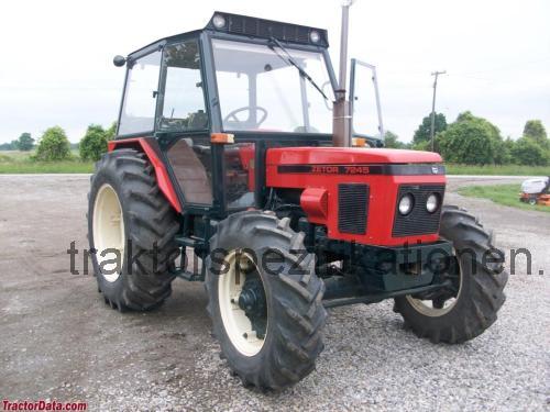 Zetor 7545 technische daten