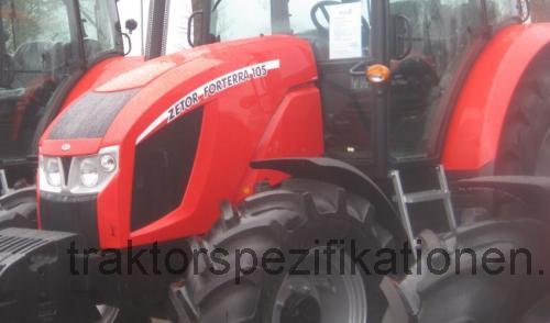 Zetor Forterra 105 technische daten